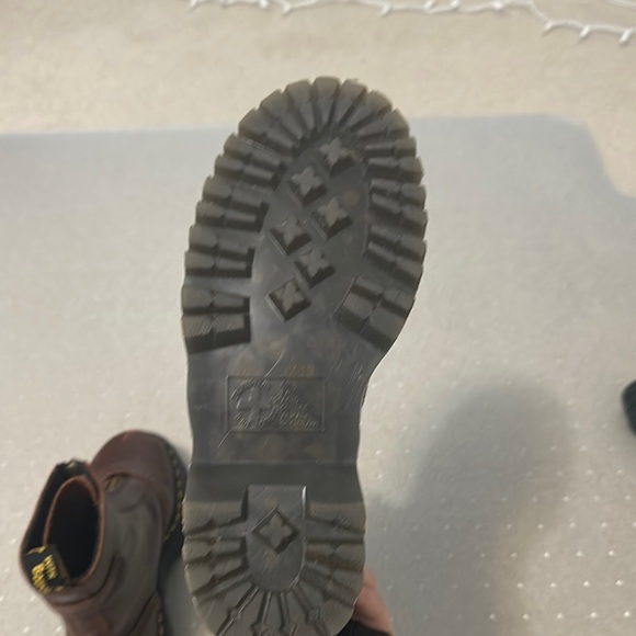 Dr. Martens Brown Leather Boots - Picture 7 of 9